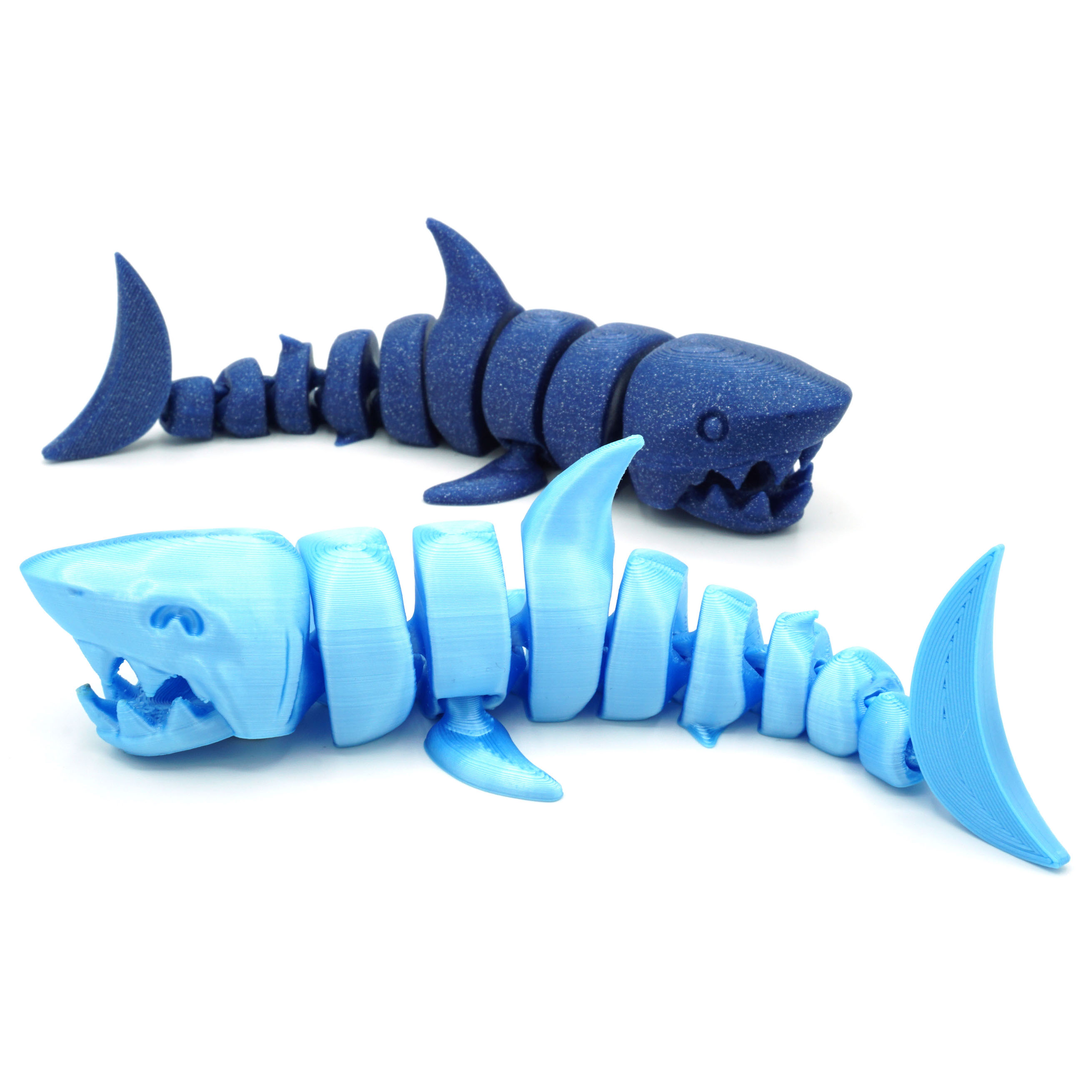 Tubarão Articulado impresso em 3D