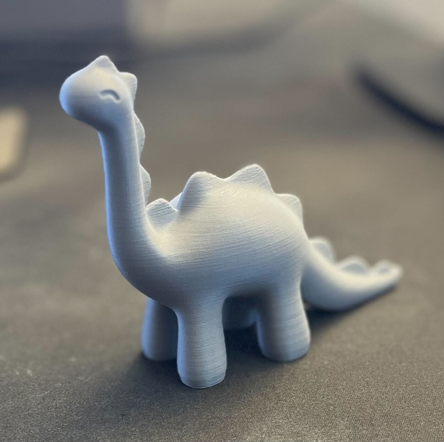 Dinossauro Fofinho de Pescoço Longo impresso em 3D