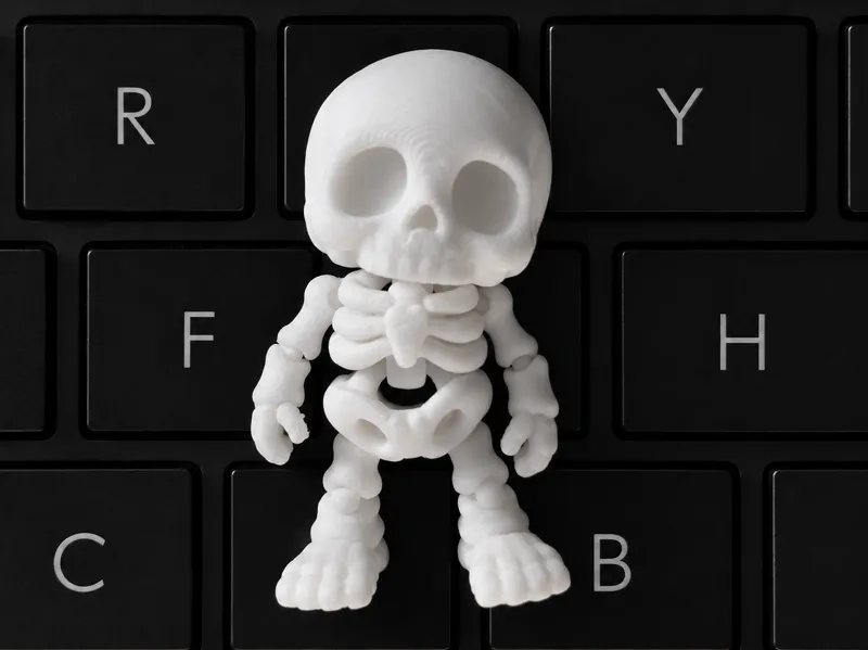 Esqueleto Flexível Mini Articulado impresso em 3D