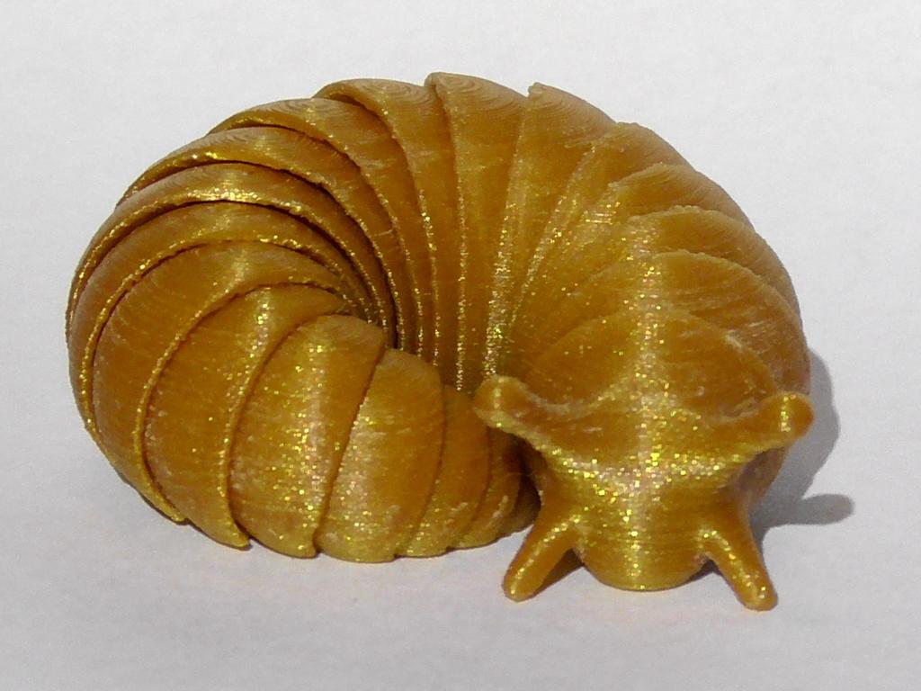 Lesma Articulada Amigável impresso em 3D