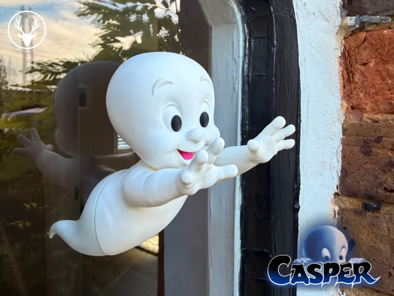 Casper – Fantasma Atravessando a Janela impresso em 3D